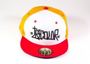 GORRA TRICOLOR BAT Ama/Bco/Rojo