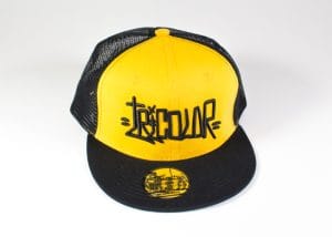 GORRA TRICOLOR MALLA BAT LOGO Amarillo/Ngo