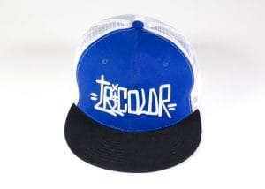 GORRA TRICOLOR MALLA BAT LOGO Azul/Bco