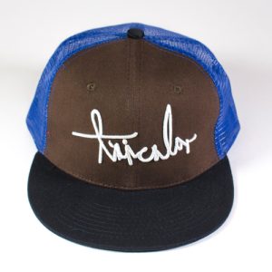 GORRA TRICOLOR OG LOGO Café/Azul Malla