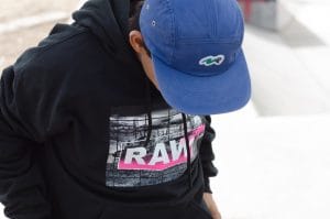 Sudadera RAW Heavy Weight Negro OG Logo - Imagen 8