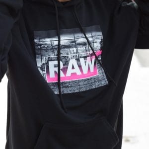 Sudadera RAW Heavy Weight Negro OG Logo