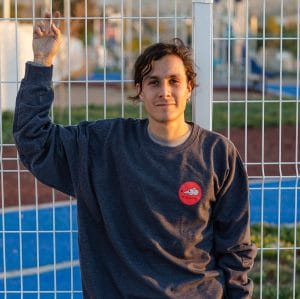 Sudadera ROTULISTA Ollie Cuello redondo Gris - Imagen 2