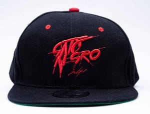 Gorra Gato negro logo rojo