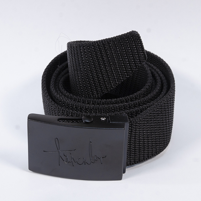 Cinto Negro 25 ANIVERSARIO Hebilla Metálica Grabada