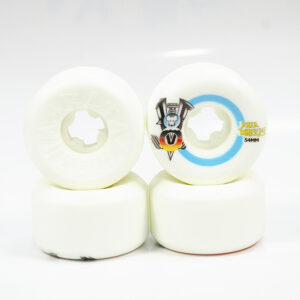 Rata Wheels V8 Logo Conical azul / Blanco 54mm