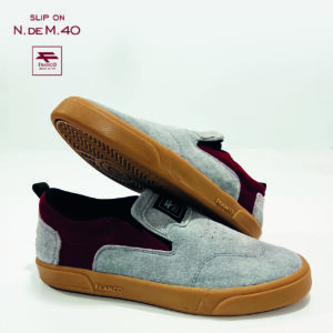 Franco - N. DE M. 40 Slip On Gris-Rojo