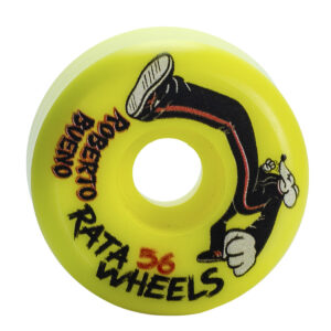 Rata Wheels V8 - Roberto Bueno Cubo shape amarillo neon 56 mm