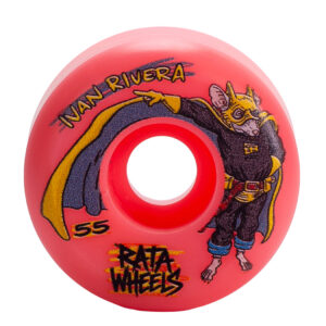 Rata Wheels V8 - Rata Ivan Rivera cubo shape - rojo neon 55 mm
